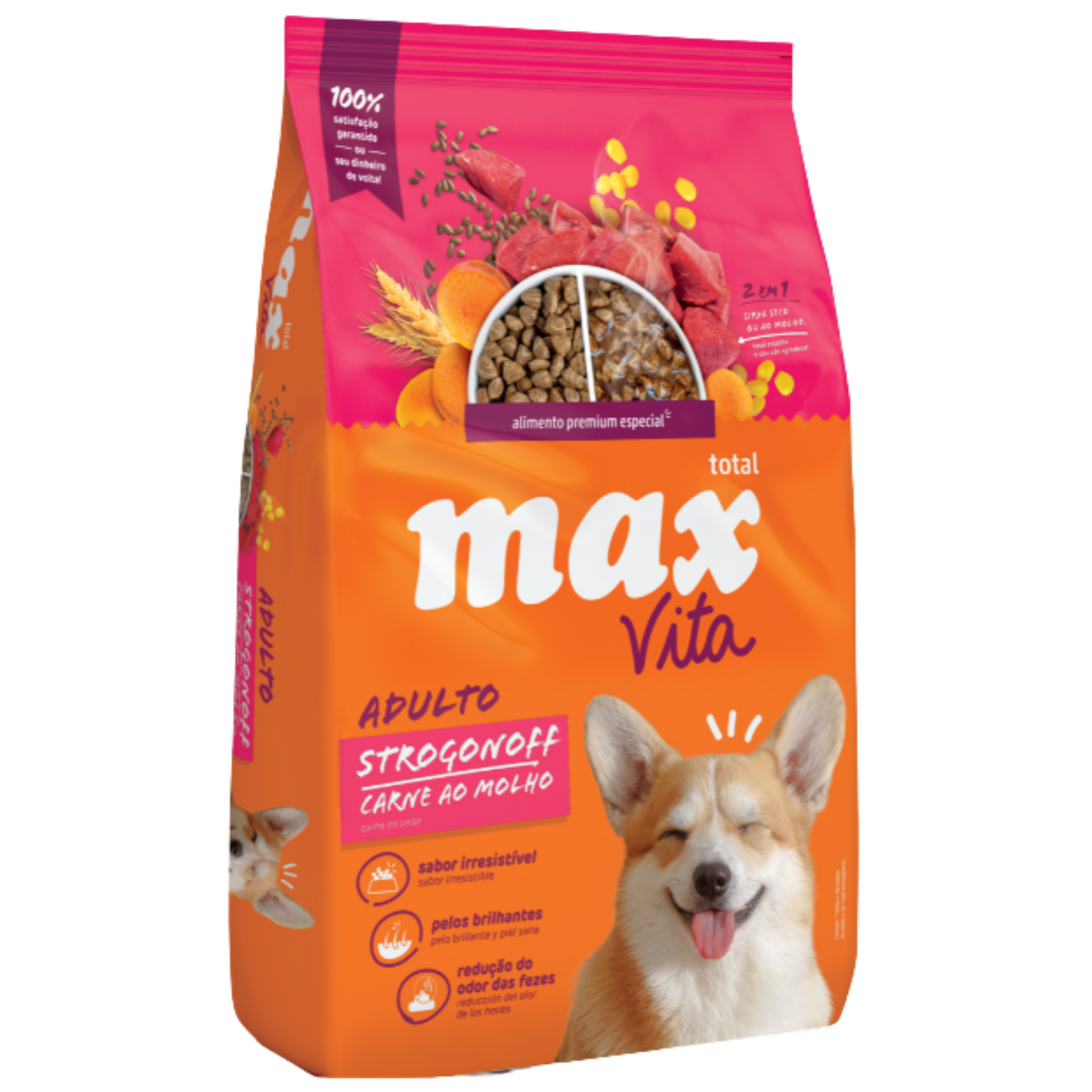 MAX C VITA ADULTO STROGONOFF CARNE AD MOLHO 3 KG