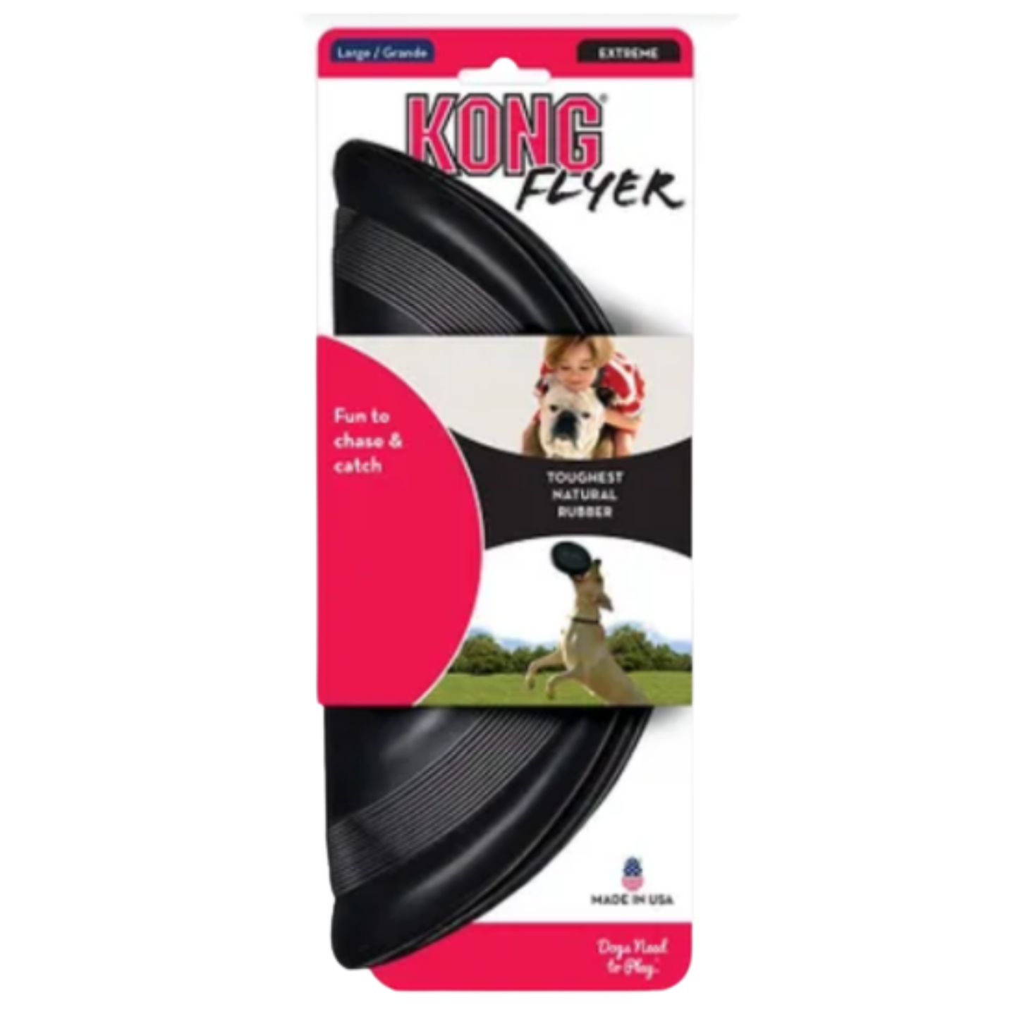 KONG PERRO CAUCHO EXTREME FRISBEE LARGE