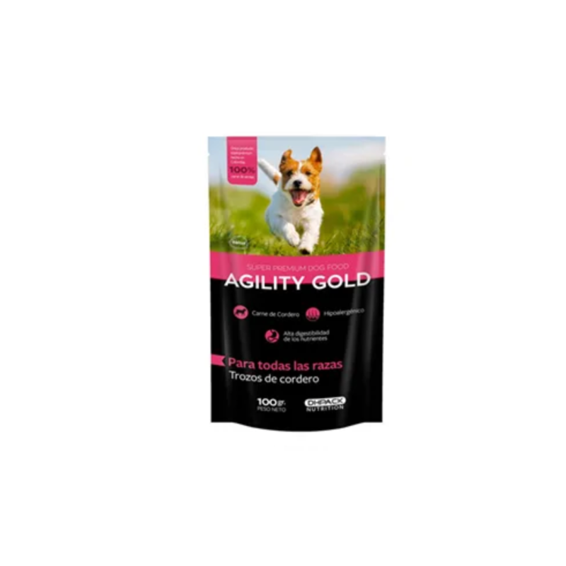 Agility gold pouch trozos de cordero adulto - Royi Pets