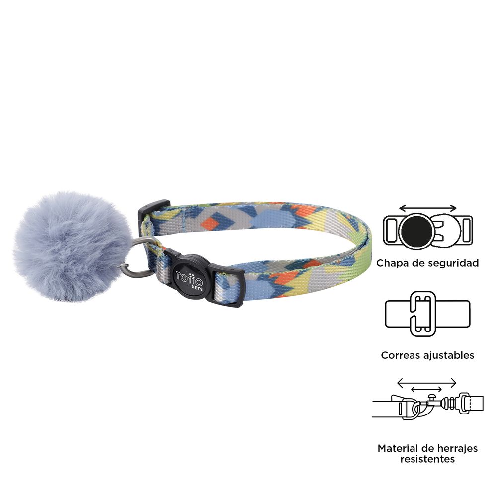 TOTTO COLLAR AJUSTABLE MEOW