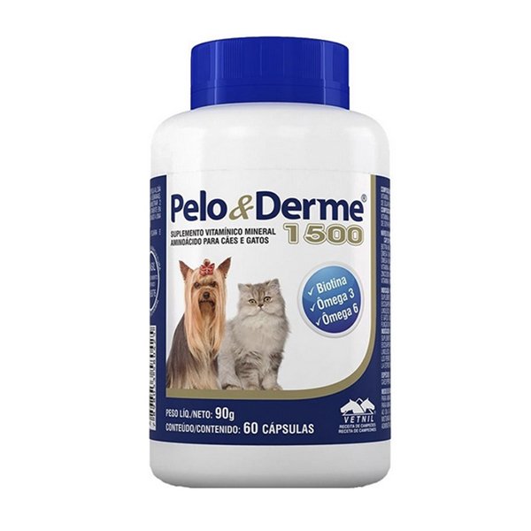 PELO Y DERME X 1500 60 CAP