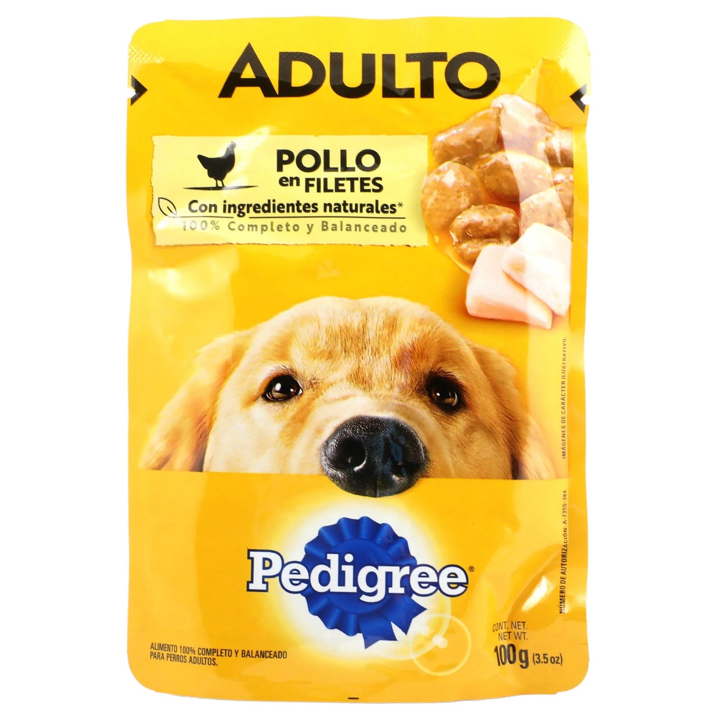 PEDIGREE POUCH ADULTO POLLO X 100G
