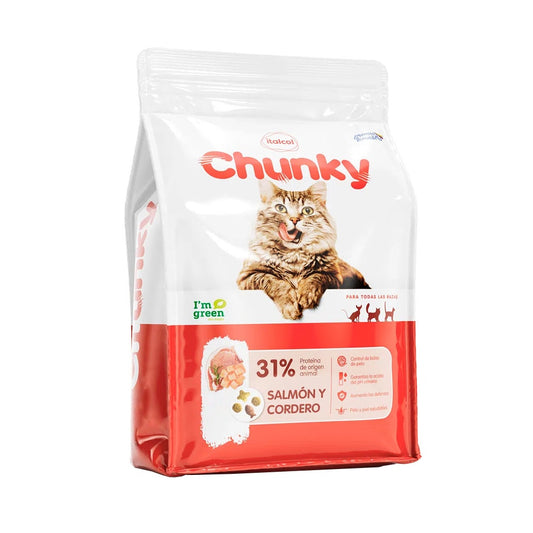 CHUNKY GATOS SALMON Y CORDERO X 8 KG
