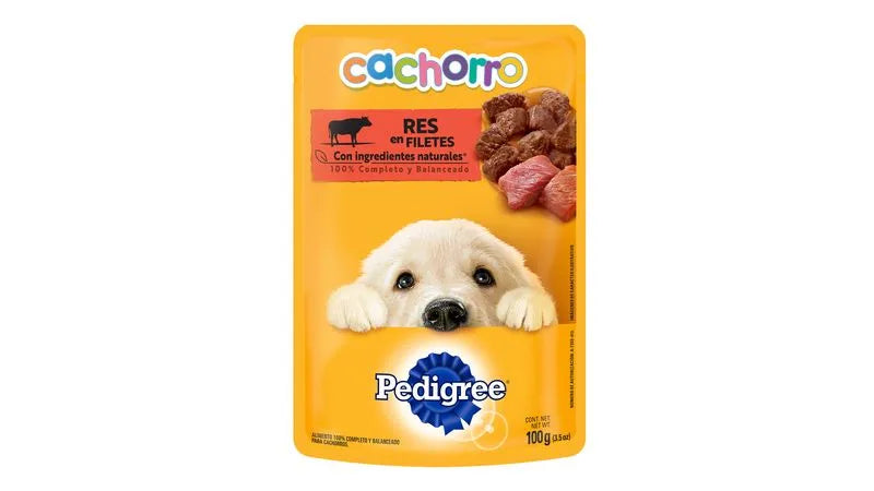 PEDIGREE POUCH CACHORRO CARNE X 100 GR