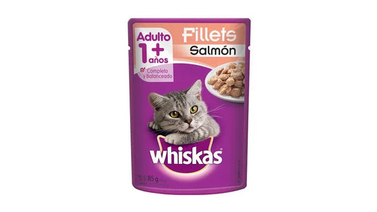 WHISKAS POUCH SALMON X 85GR