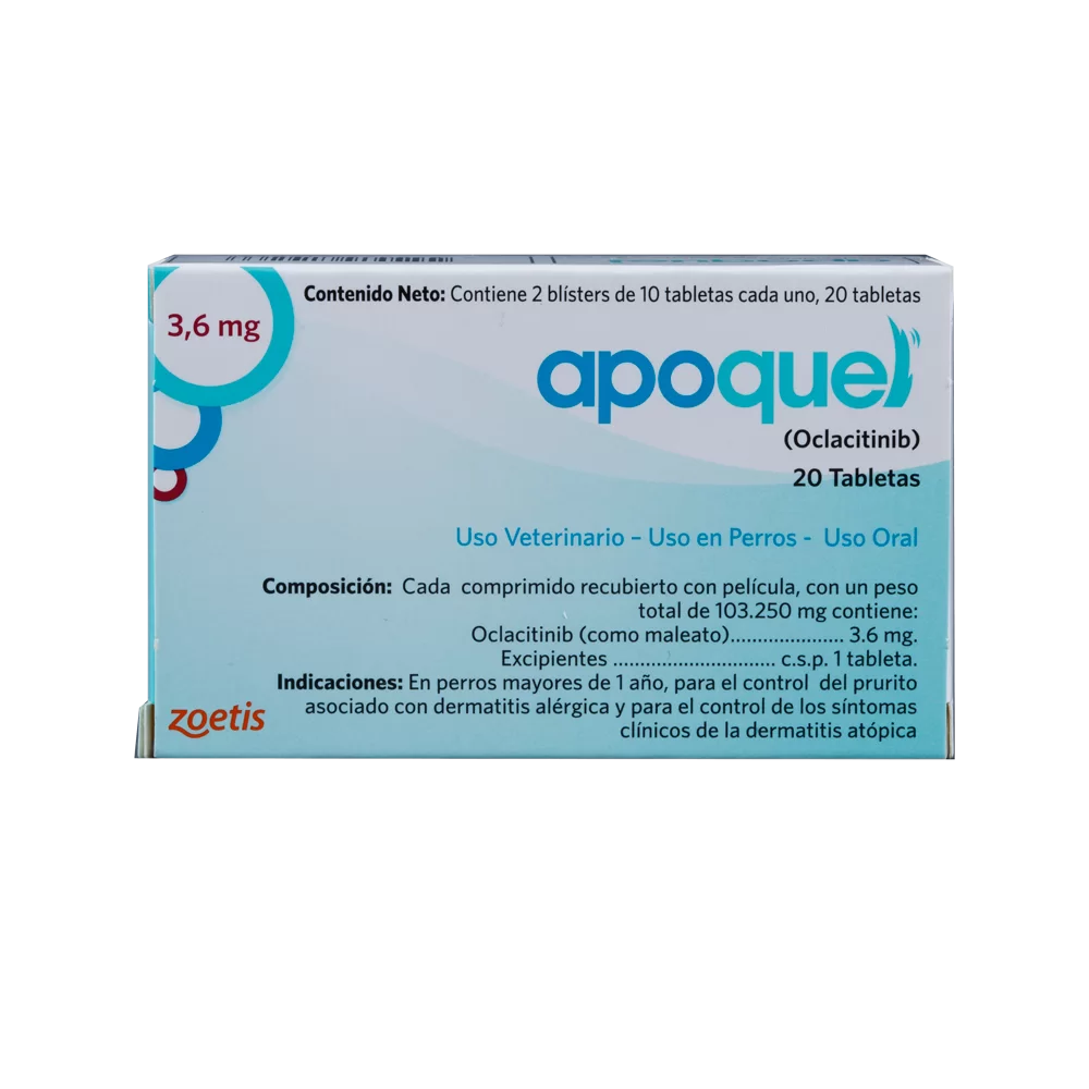 APOQUEL 3,6MG X 20 TABS