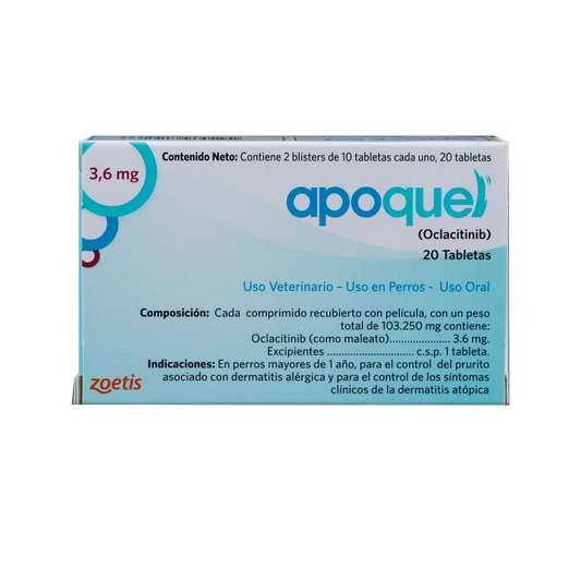 APOQUEL 3,6MG X 20 TABS