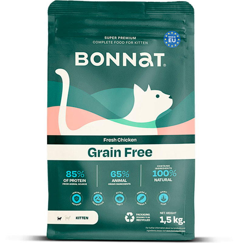 BONNAT GRAIN FREE FELINE KITTEN X 1.5 KG