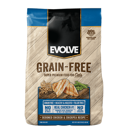 EVOLVE CAT GRAIN FREE CHICKEN  POLLO X 11 LB - 4.98 KG