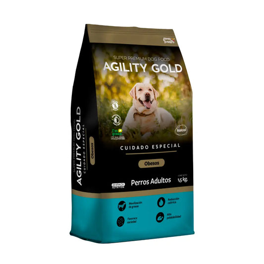 AGILITY GOLD ADULTO OBESOS X 7 KG
