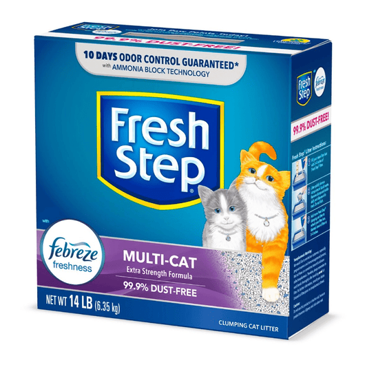 FRESH STEP MULTI CAT AGLOMERANTE CON FREBEZE X 14 LB