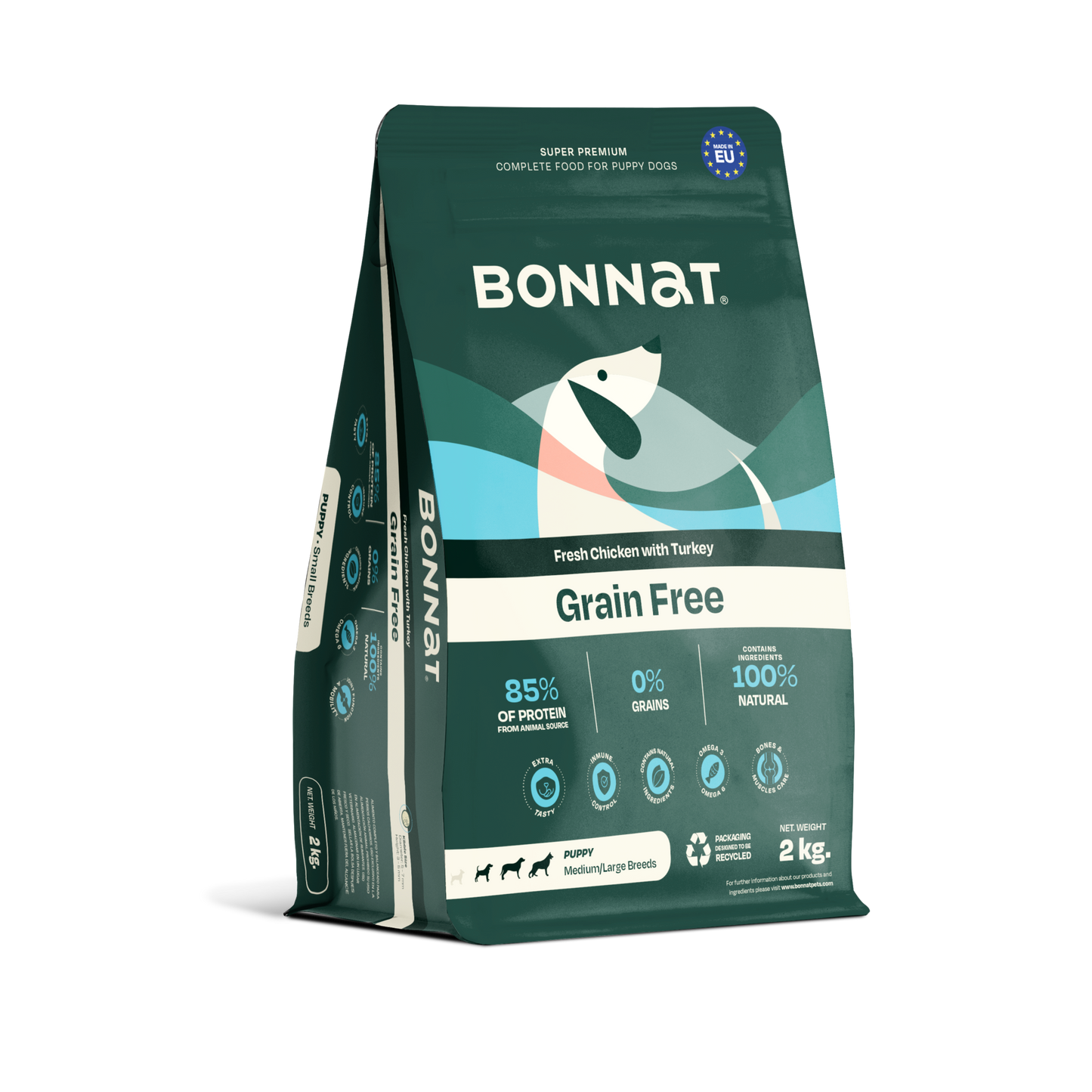 BONNAT GRAIN FREE CANINE AD MEDIUM LARGE BREEDS X 2 KG