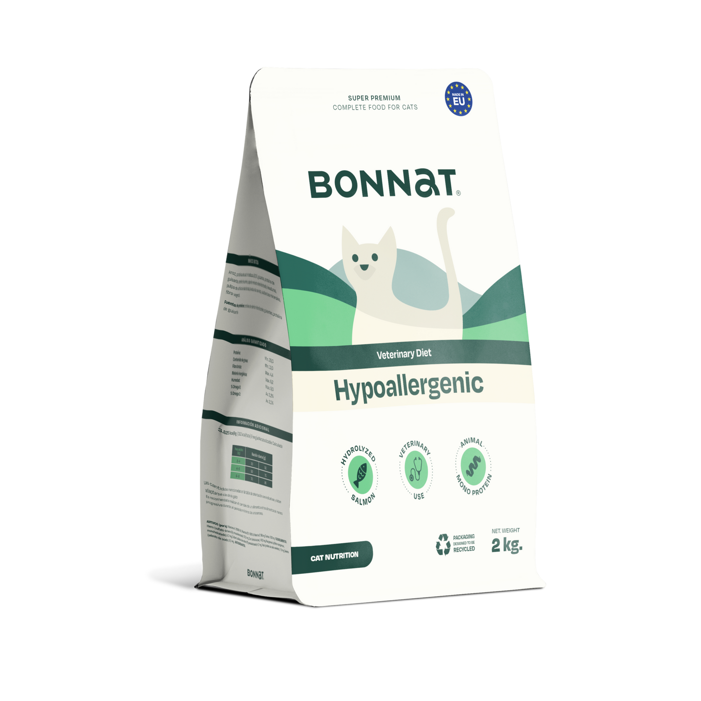 BONNAT VETERINARY DIET FELINE HYPOALLERGENIC X 2 KG