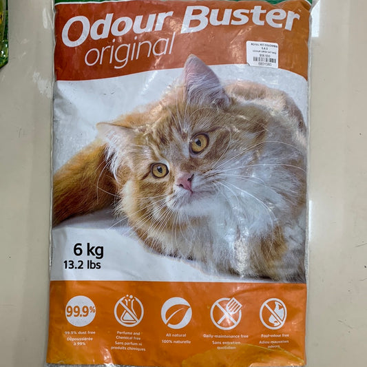 ODOUR BUSTER ORIGINAL CAT LITTER X 6 KG