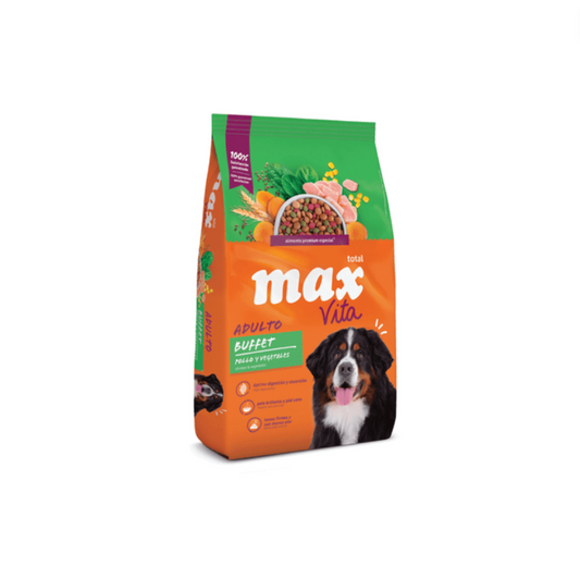 MAX C VITA ADULTO BUFFET FRANGO Y VEGETAIS X 2 KG