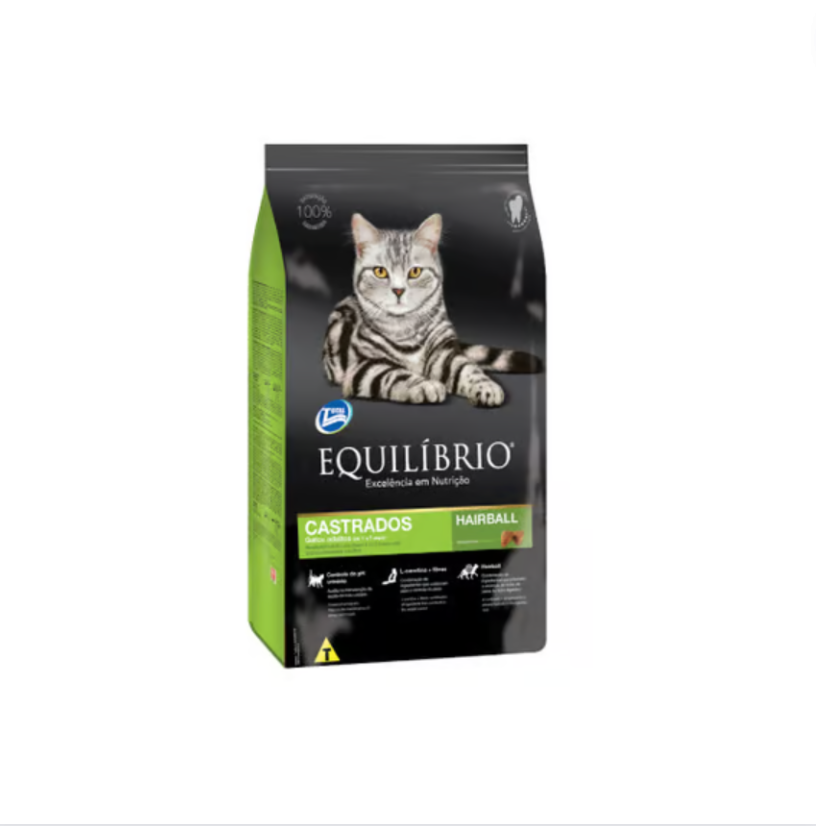 EQUILIBRIO F GATO ADULTO CASTRADO X 1.5 KG