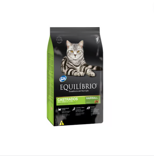 EQUILIBRIO F GATO ADULTO CASTRADO X 1.5 KG