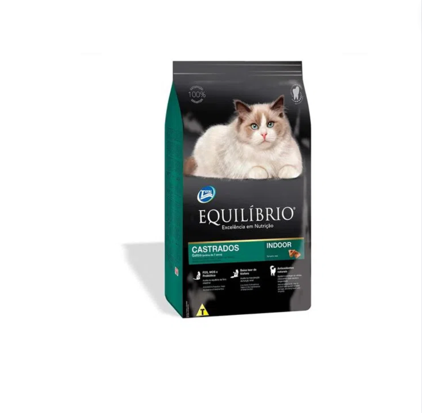 EQUILIBRIO F GATO ADULTO CASTRADO +7 AÑOS 1.5 KG