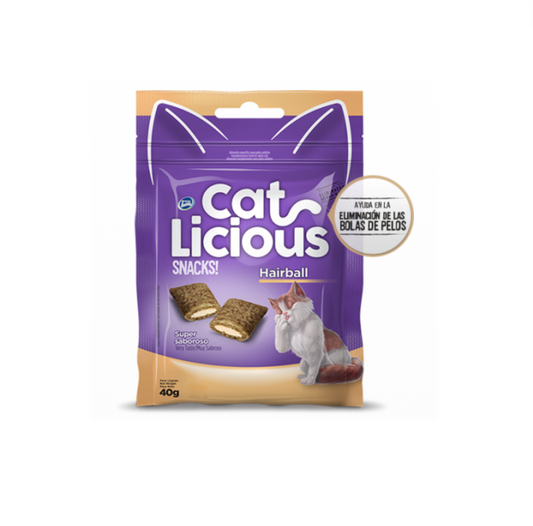 CAT LICIOUS HAIRBALL X 40 G