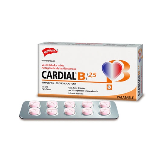 CARDIAL B 2.5 MG X 20 COMPRIMIDOS