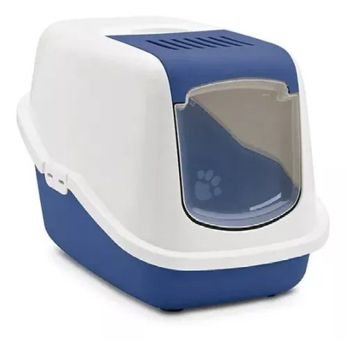 SANITARIO GRANDE 59X39X38.5CM AZUL REY