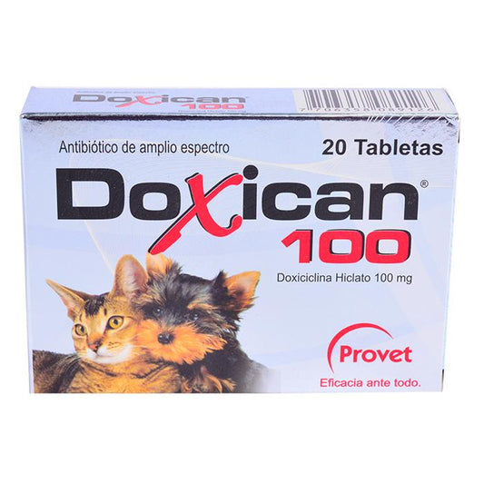 DOXICAN 100 MG CAJA X 20 TABS / VENTA POR UNIDAD