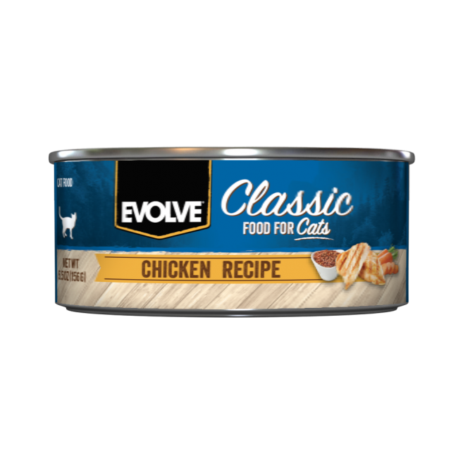 EVOLVE CAT CLASSIC LATA CHICKEN POLLO X 5.5 OZ