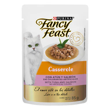 FANCY FEAST POUCH CASSEROLE CON ATUN X 85 GR