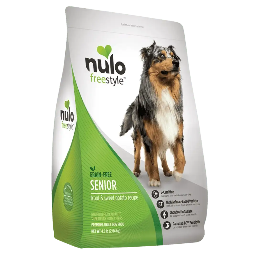 NULO DOG FS GRAIN FREE SENIOR TRUCHA X 4.5 LB -2.04 KG