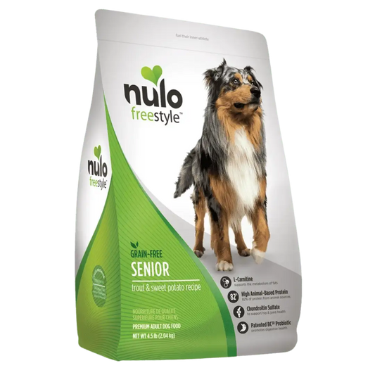 NULO DOG FS GRAIN FREE SENIOR TRUCHA X 4.5 LB -2.04 KG