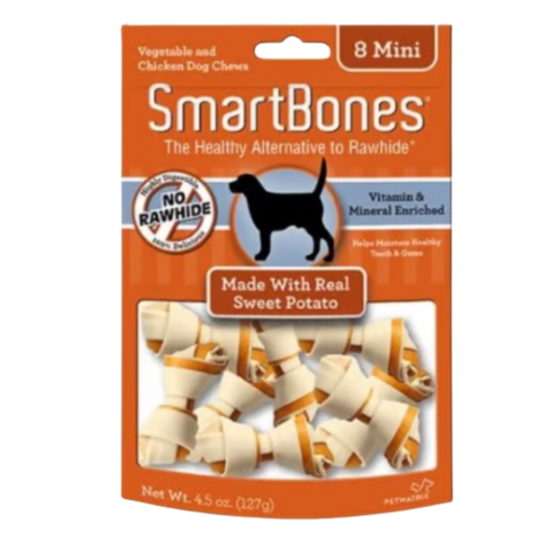 SMARTBONES SWEET POTATO MINI X 8 PK