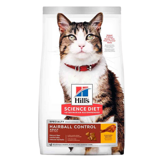 HILLS F ADULTO HAIRBALL X 3.5 LB - 1,59 KG