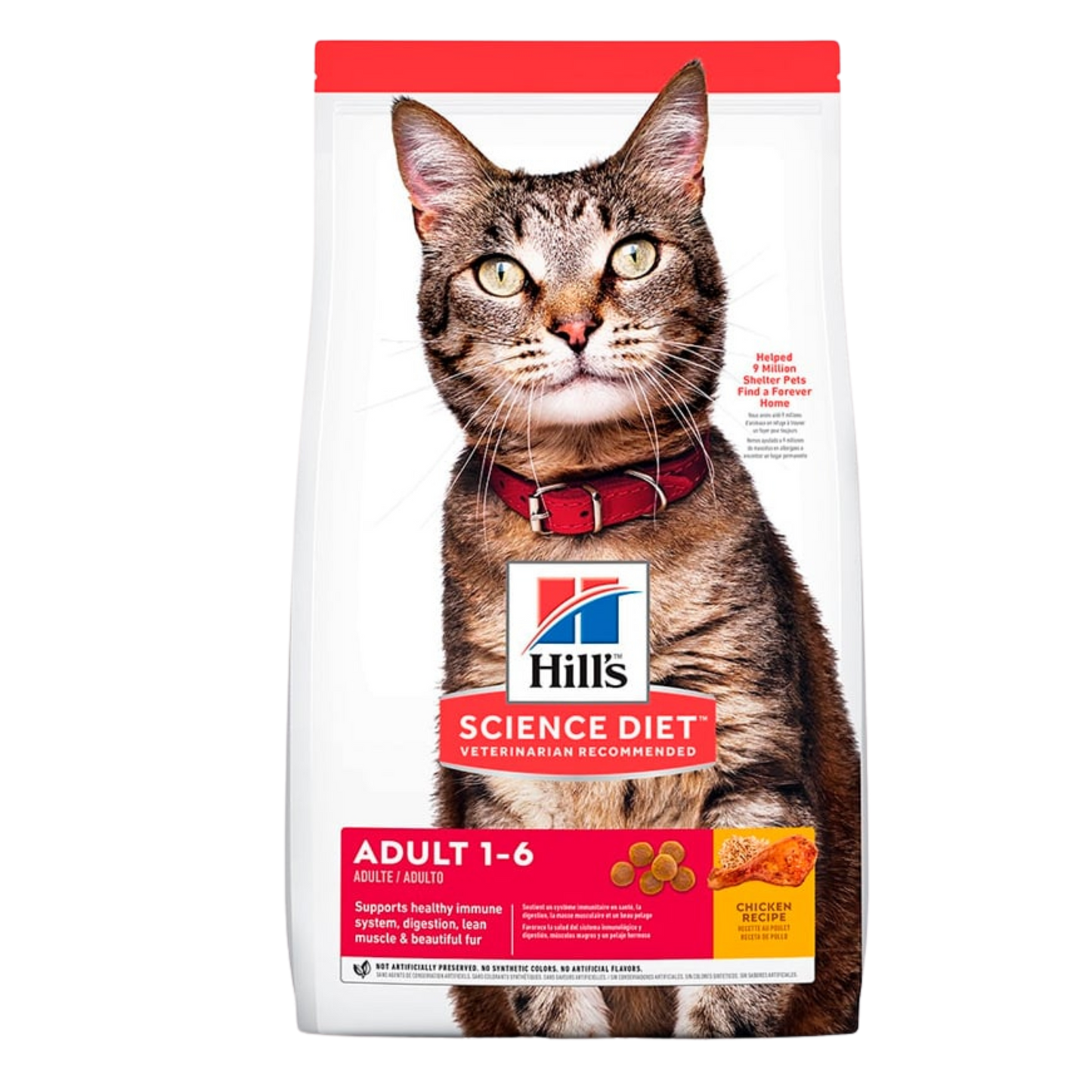 HILLS F ADULTO OPTIMAL CARE 1-6  X 16 LB 7.26 KG
