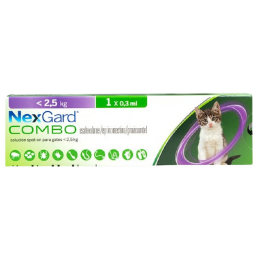 NEXGARD COMBO CAT S X 0.3 ML MORADO