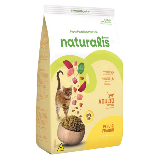 NATURALIS F ADULTO CASTRADO FRANGO Y PERU 1.5 KG
