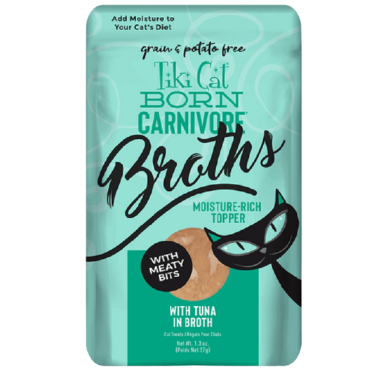 TIKI CAT BROTH ATUN EN CALDO X 37 GR POUCH