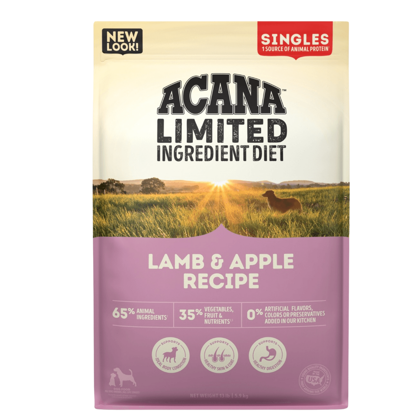ACANA DOG LAMB Y APPLE X 2 KILOS