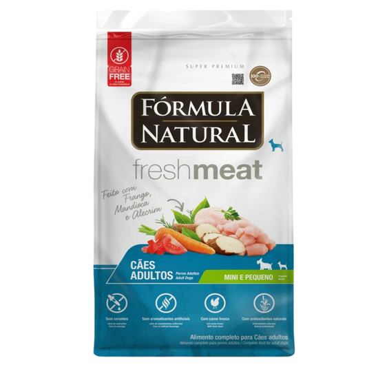 FRESH MEAT CAES ADULTOS MINI Y PEQUEÃO POLLO X 1 KG