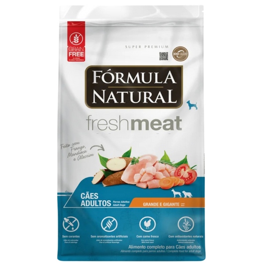 FRESH MEAT CAES FILHOTES GRANDE Y GIGANTE POLLO X 12 KG