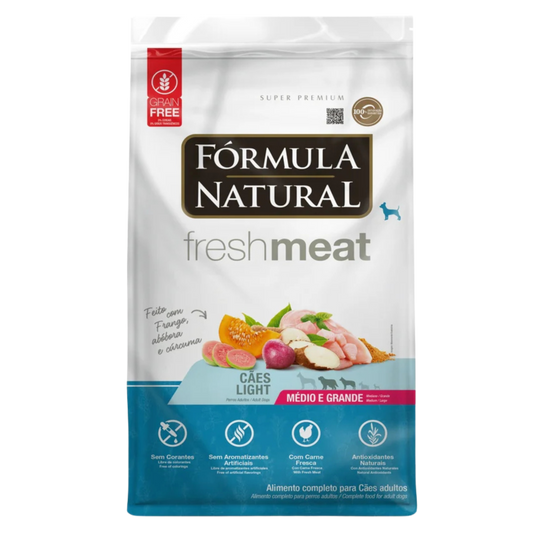 FRESH MEAT CAES ADULTO LIGHT MEDIO Y GRANDE POLLO X 12 KG