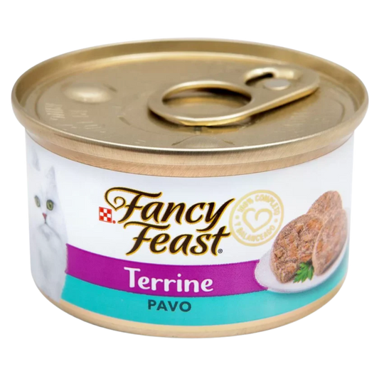 FANCY FEAST LATA TERRINE PAVO X 85 GR