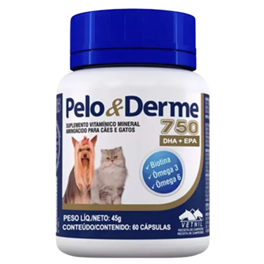 PELO Y DERME X 750 60 CAP
