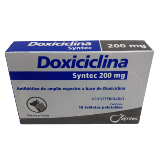 DOXICICLINA 200 MG X 16 TABS
