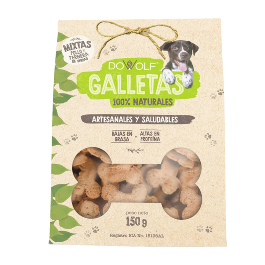 GALLETA MIXTA POLLO Y TERNERA X 150 GR