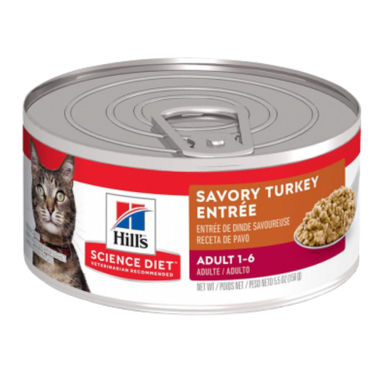 HILLS F ADULT 7+ TURKEY X 5.5 OZ