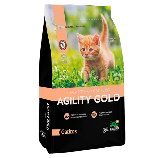 AGILITY GOLD GATITOS X 1,5 KG
