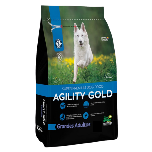 AGILITY GOLD GRANDES ADULTOS X 15 KG