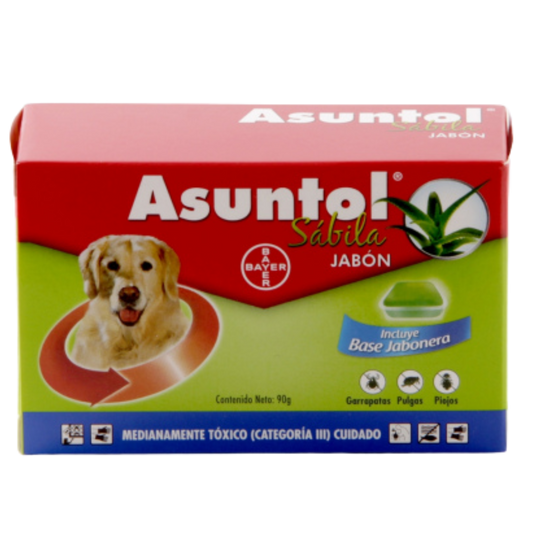 JABON ASUNTOL SABILA X 90G PERROS