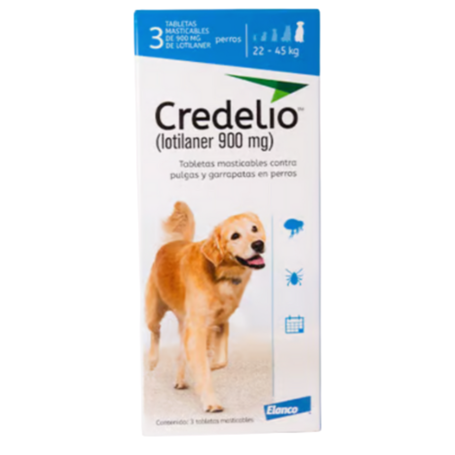 CREDELIO 56.25 MG - 1.3-2.5 KG  (3TAB)