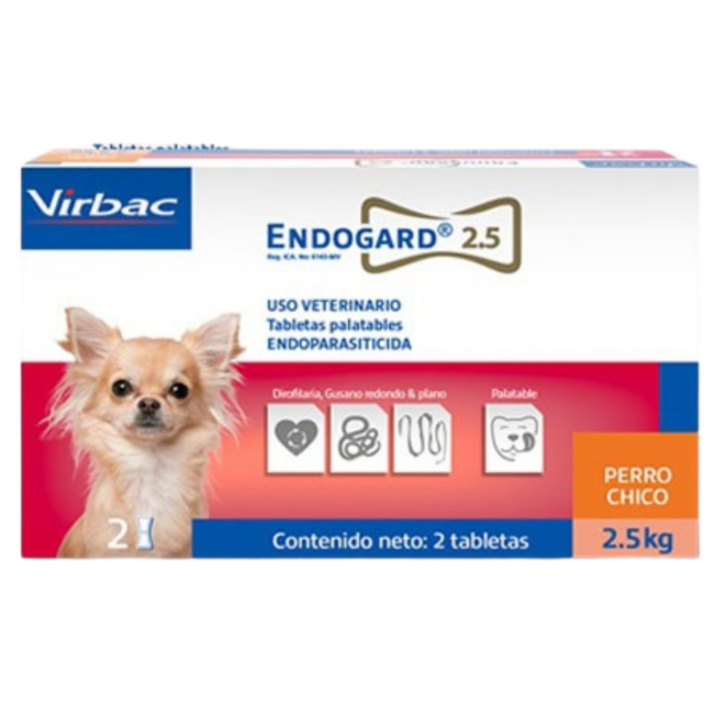 ENDOGARD 2.5 KG X2 TAB VIRBAC
